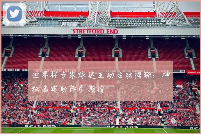 世界杯专家球迷互动活动揭晓，神秘嘉宾助阵引期待